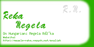 reka megela business card